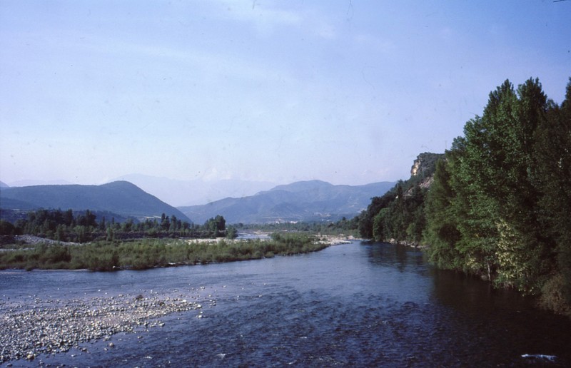 Le barrage vers Ainsa
